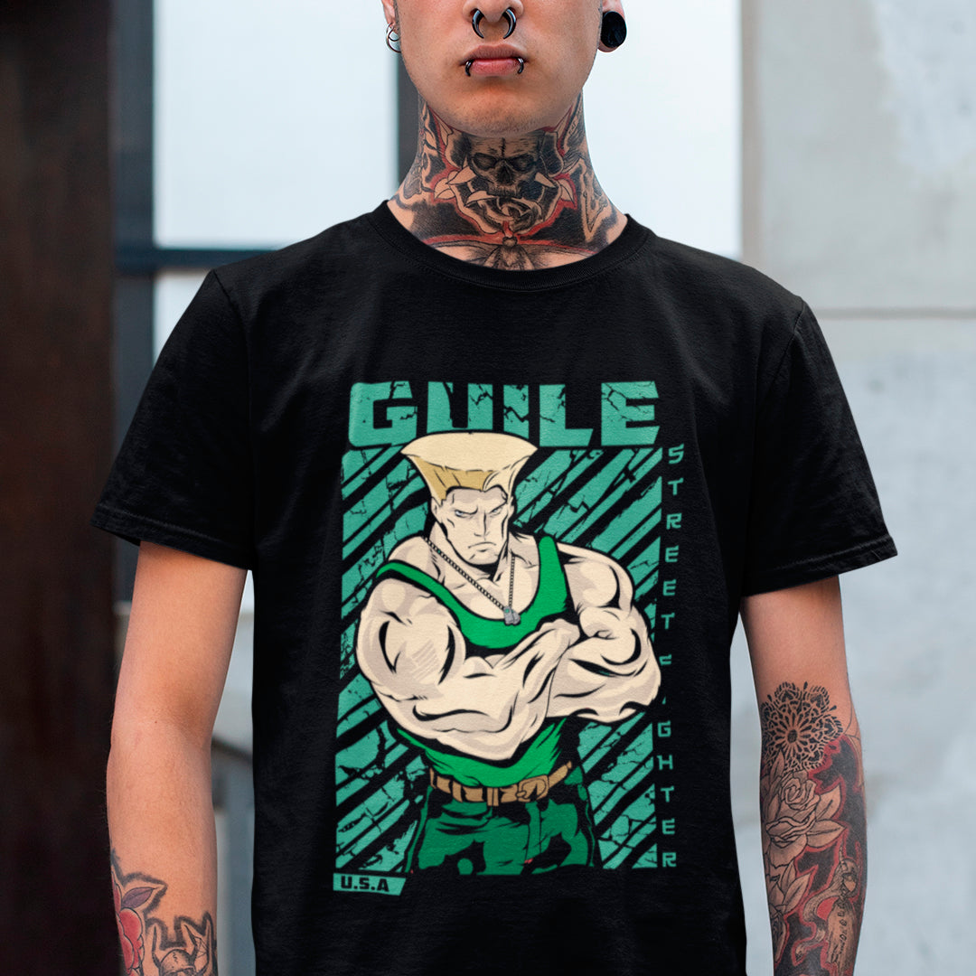 Polera Guile Street Figther