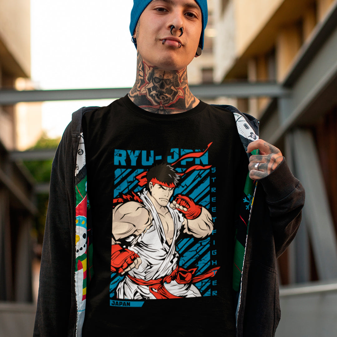 Polera Ryu Street Figther